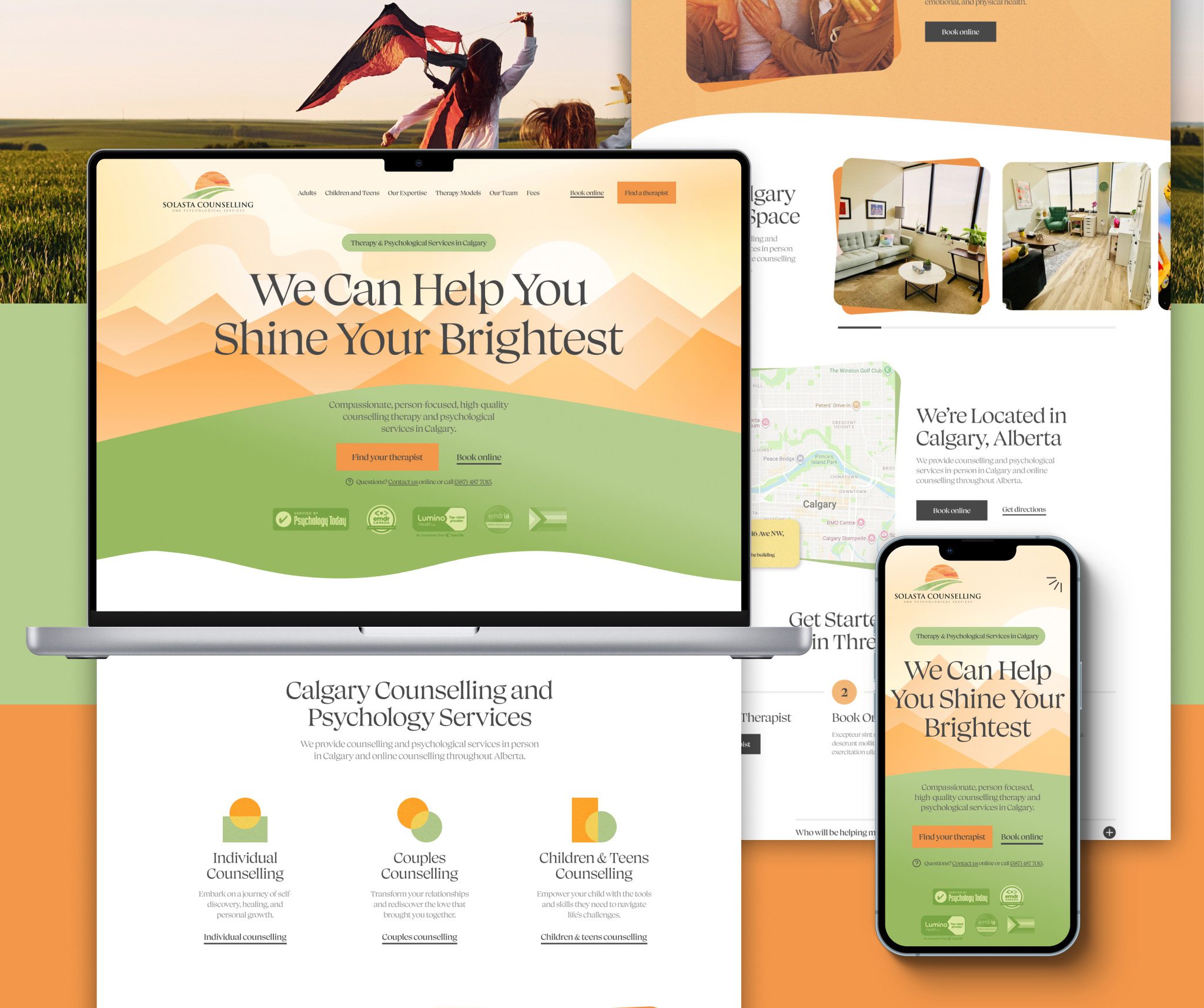 New Website for Solasta Counselling in Calgary