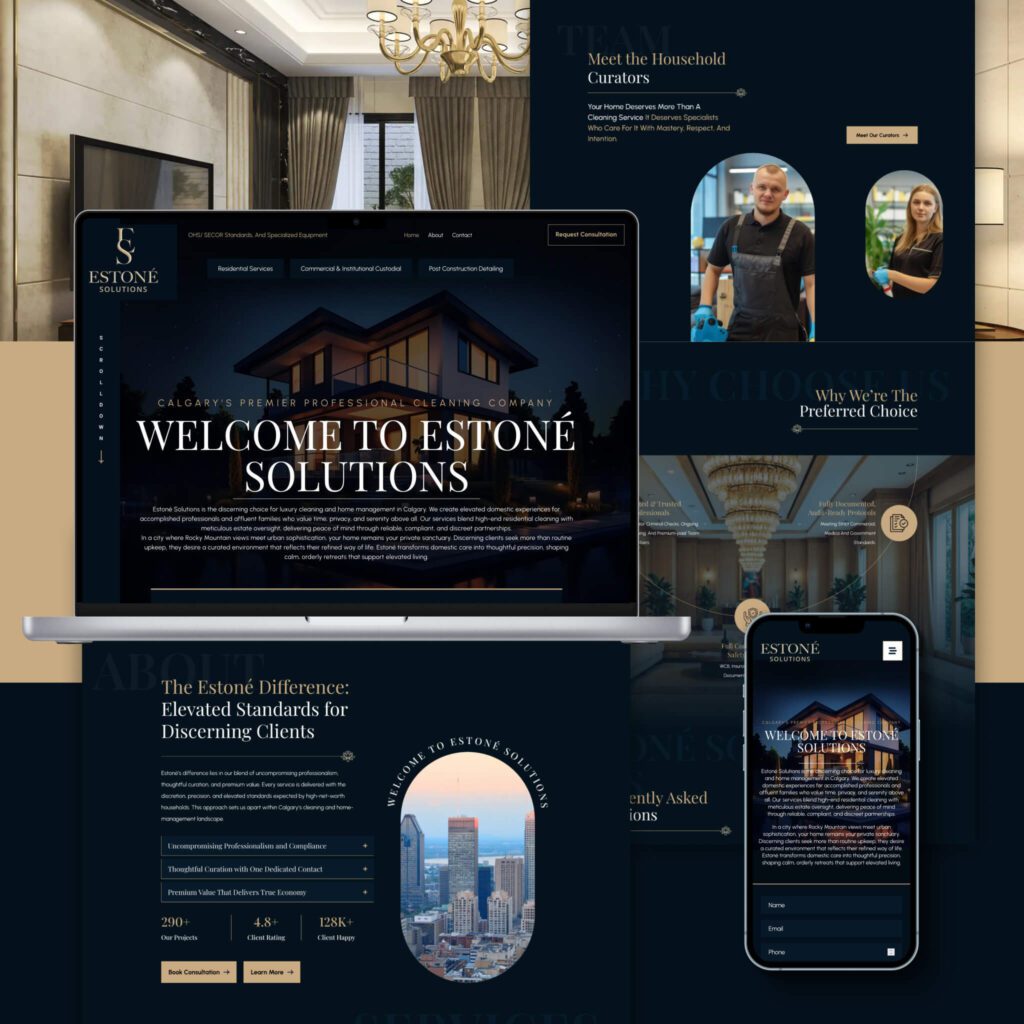 New Website for Estone Solutions in Calgary